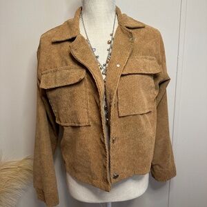 Corduroy Button Jacket